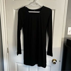 Ardene’s Basic Collection Long Sleeve Plain Black Dress